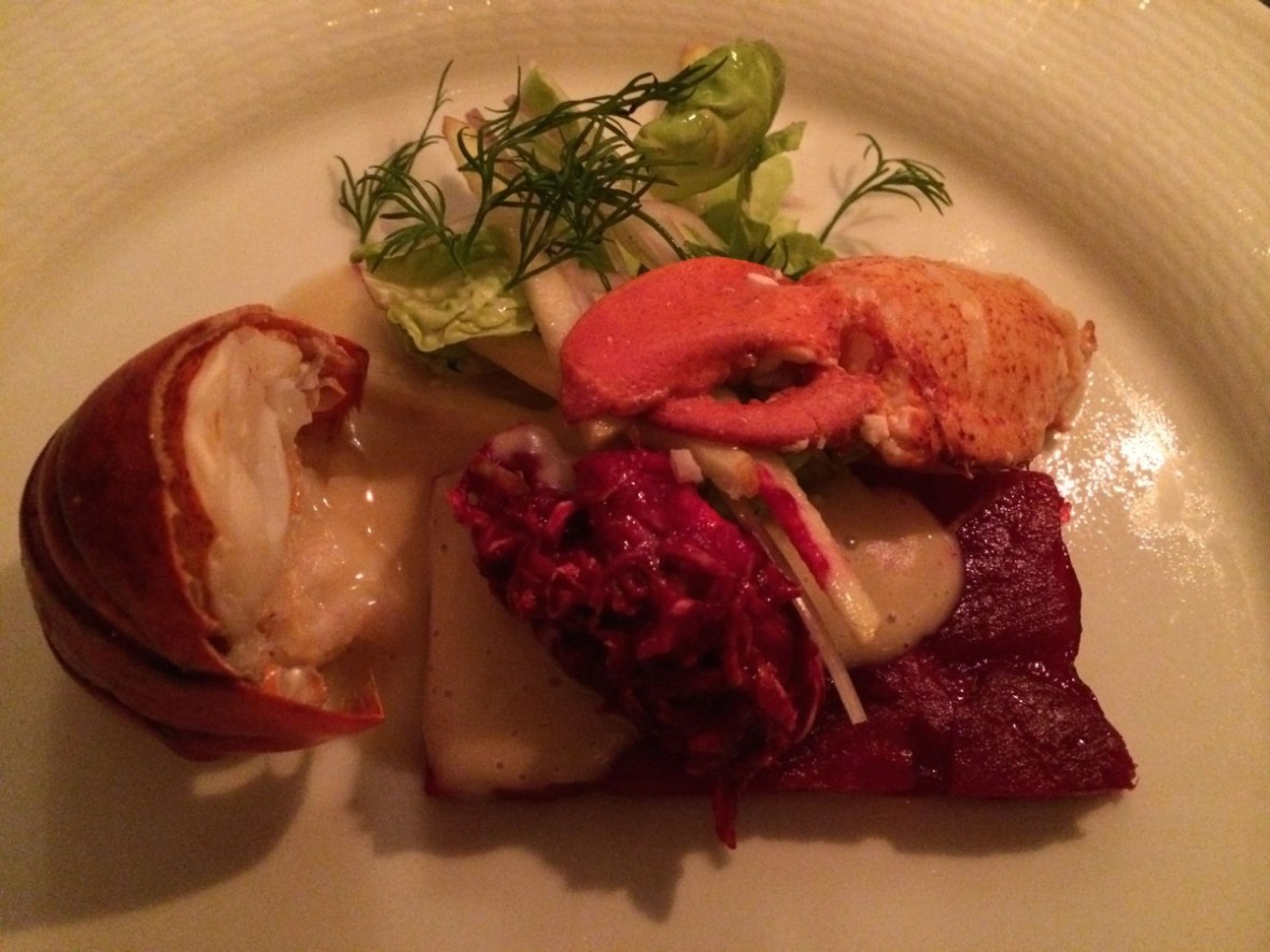 Eriks Bakficka - lobster entrée