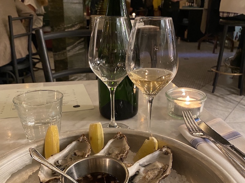 Which wine for oysters