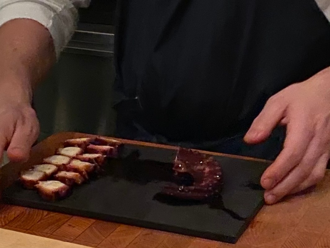 Sushi Sho's glazed octopus